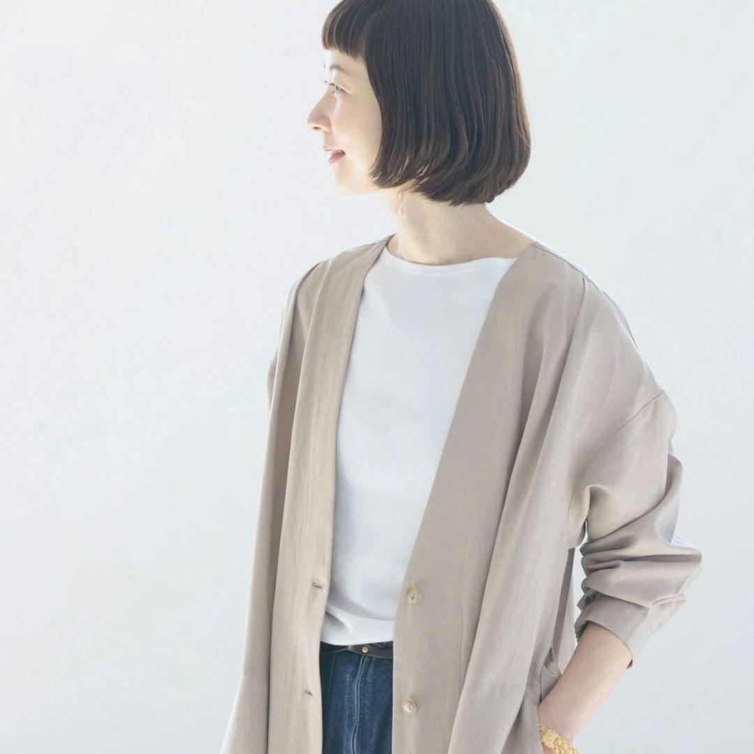 北欧、暮らしの道具店 香菜子さんとつくったアトリエコート ベージュ