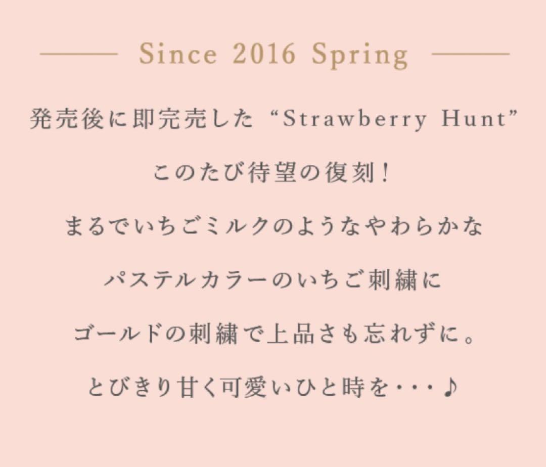 ストロベリー刺繍ティッシュケース　ポーチ　メゾンドフルール　新品　上品　送料無料