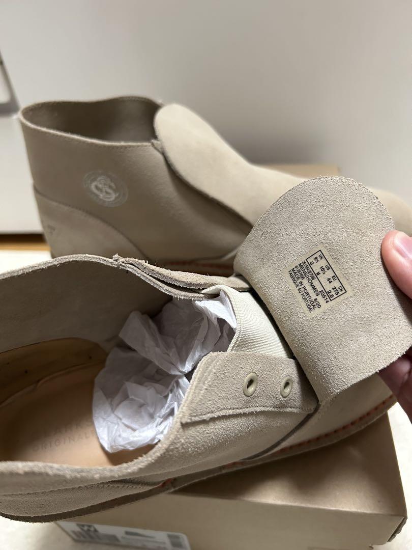 Clarks x BEAMS 別注デザートブーツ インサイドアウト