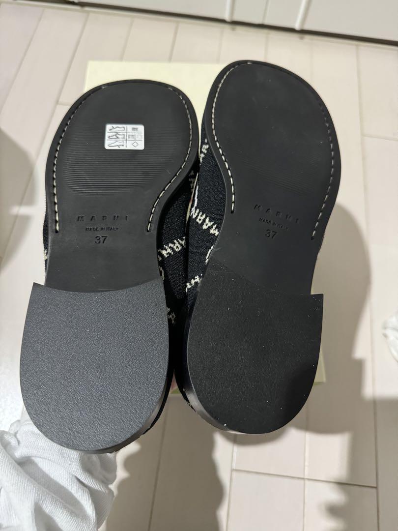 MARNI  ジャガードニットローファー　37