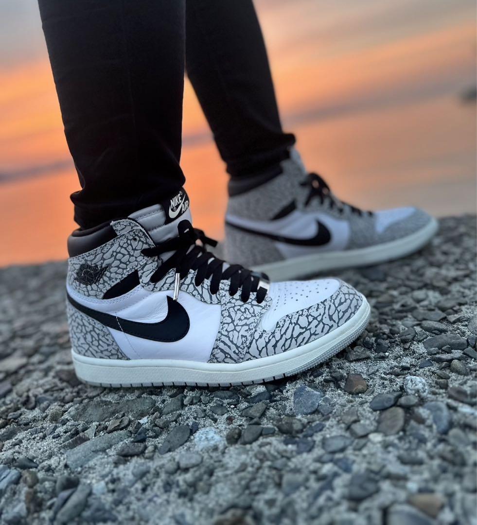 Nike Air Jordan 1 ホワイト シューズ 26.5 エアジョーダン1 白（エア ジョーダン 1）（サイズ（cm）：26.5