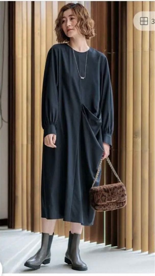 【23区】TWマットクロス ワンピース 【23区】TWマットクロス ワンピース