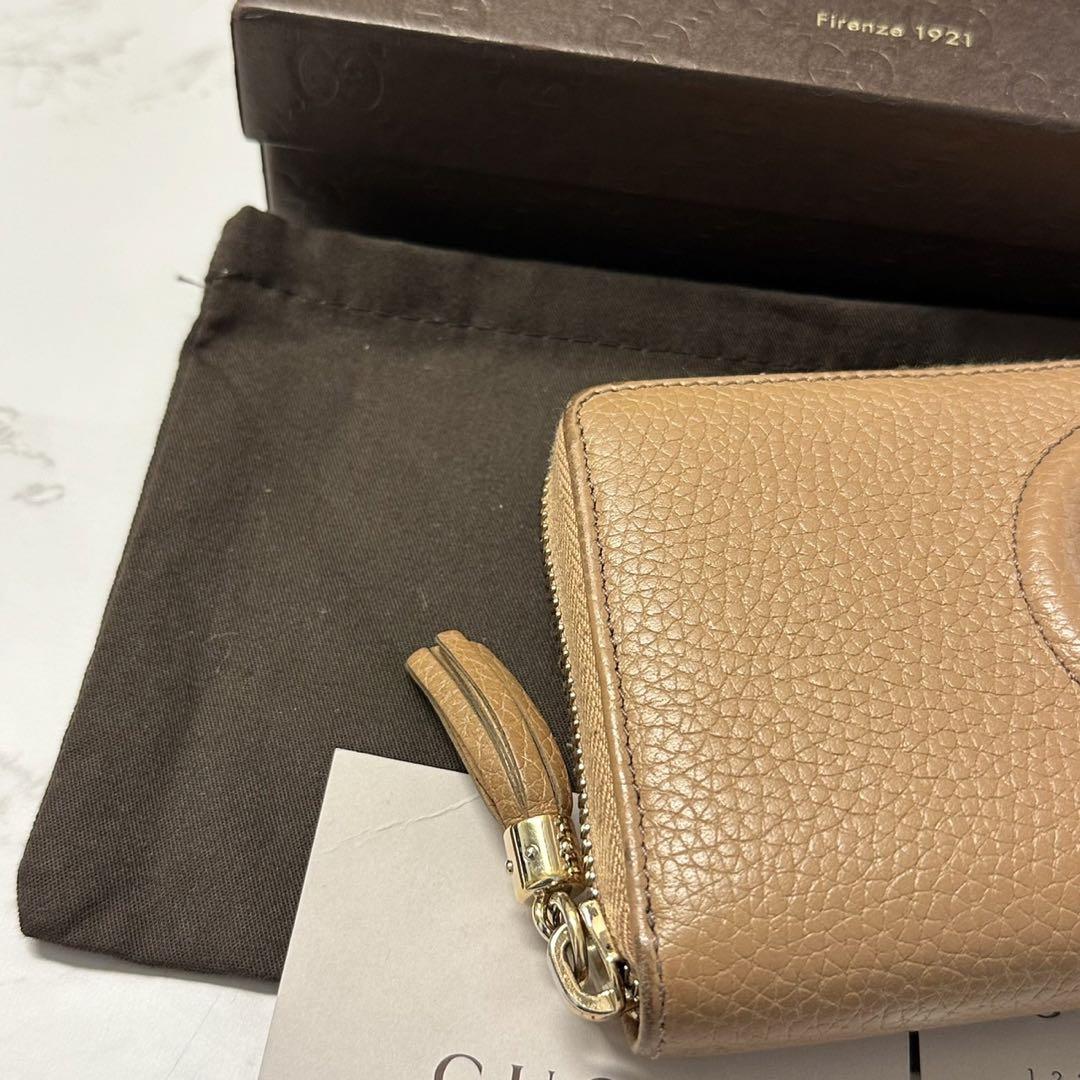 超良品‼️ グッチ　GUCCI 財布　長財布　ソーホー　ラウンドファスナー 超良品‼️ グッチ GUCCI 財布 長財布 ソーホー ラウンドファスナー