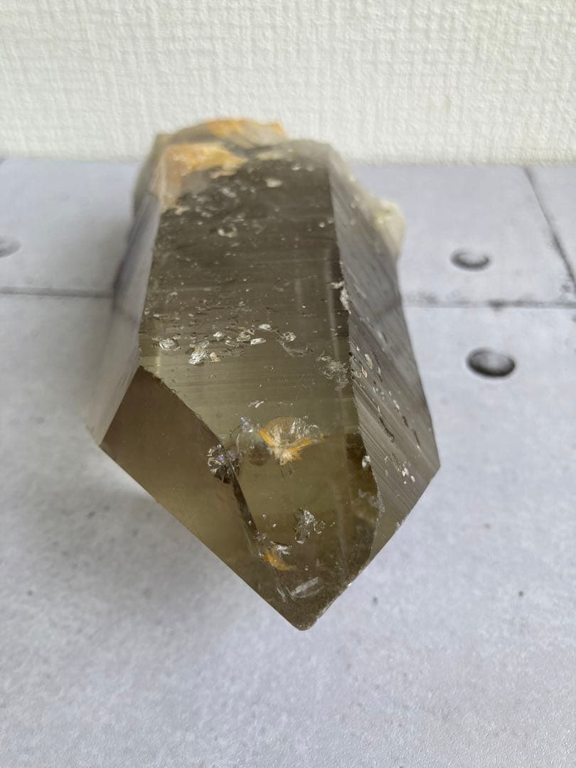 マスタークリスタル　ヒマラヤ山脈 チャンドラタール産 スモーキーシトリン