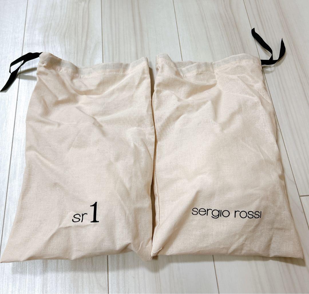 sergio rossi エナメルパンプス