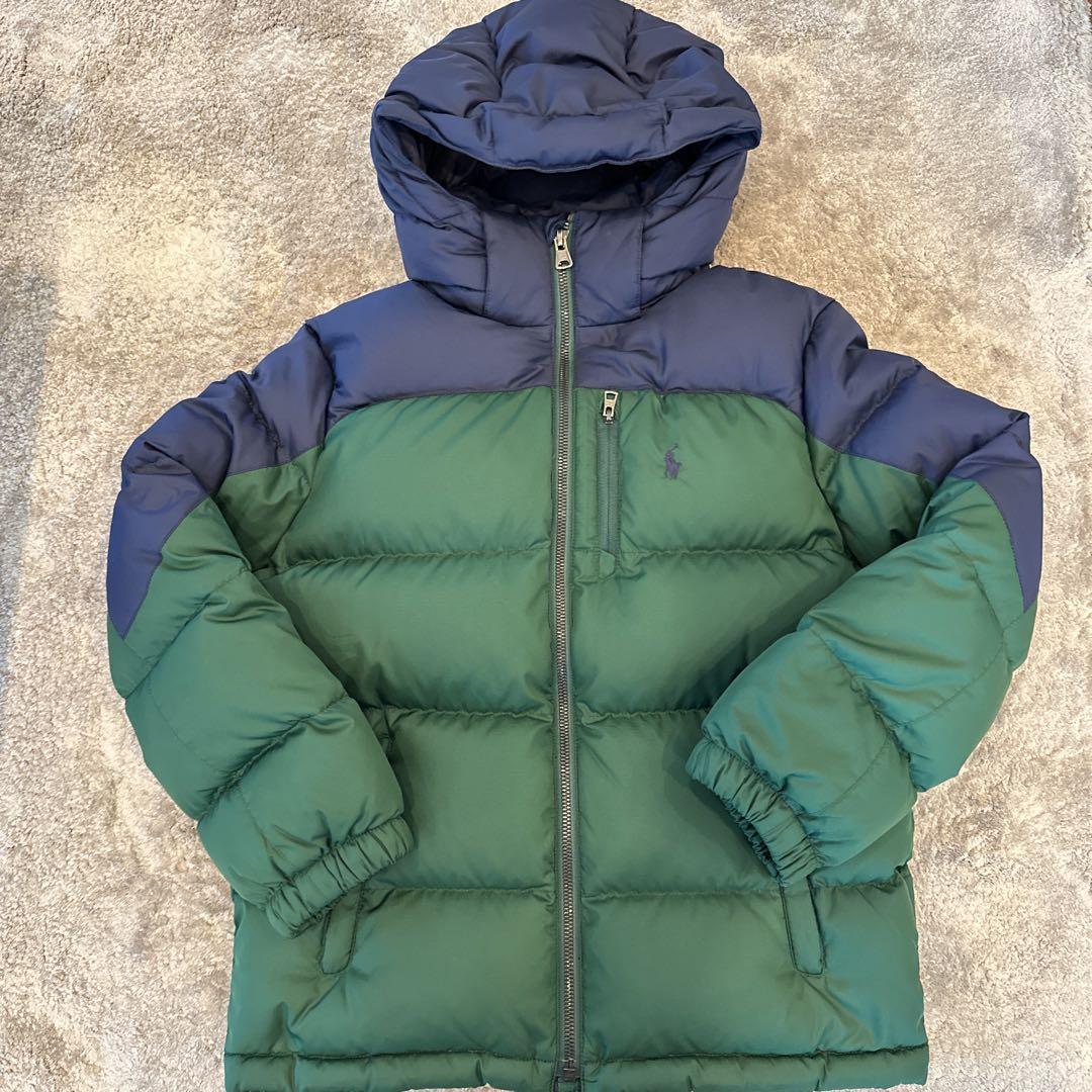 POLO ポロ ラルフローレン ダウン ジャケット キッズ M 150cm