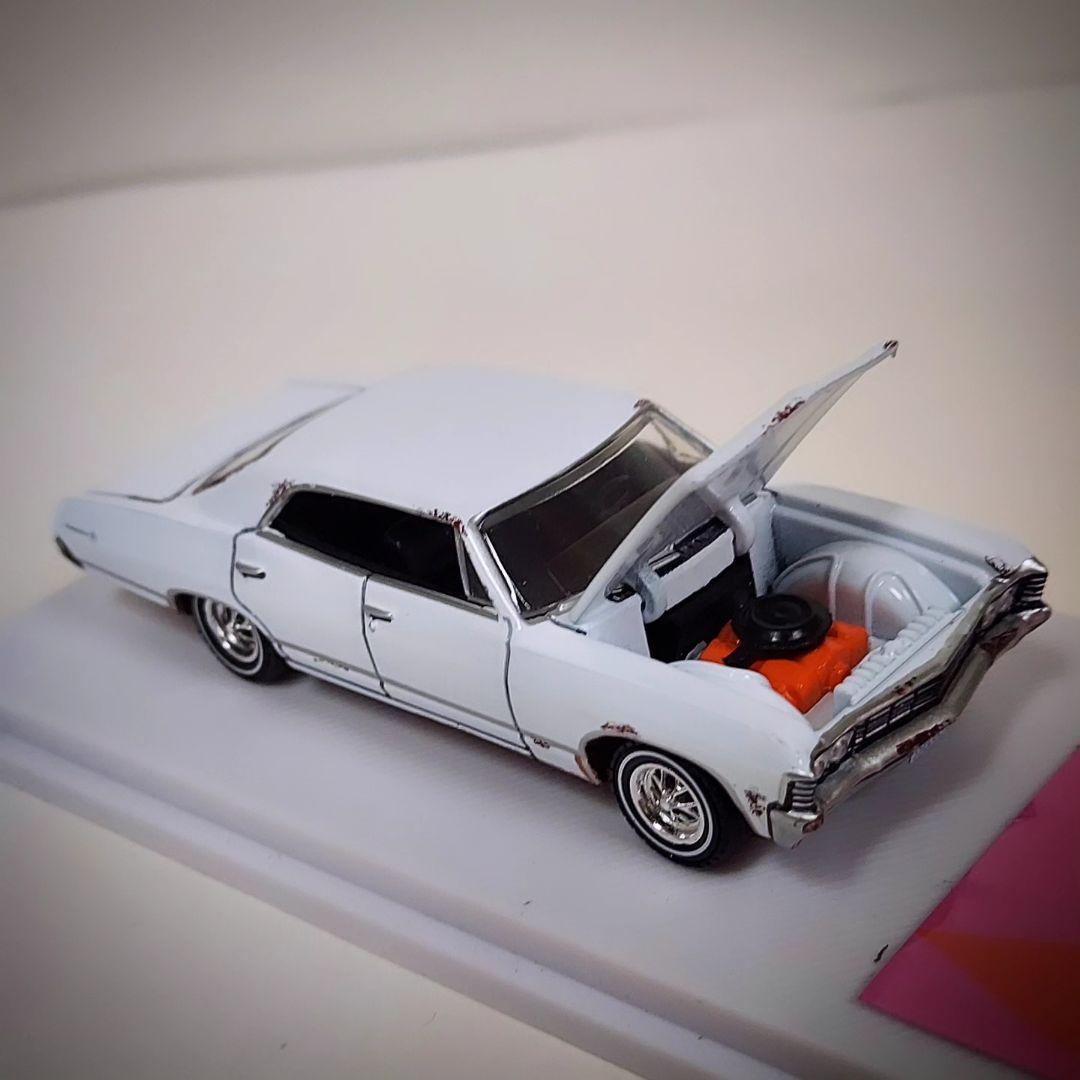 1/64 greenlight カントリーロード 67impala 精密ミニカー