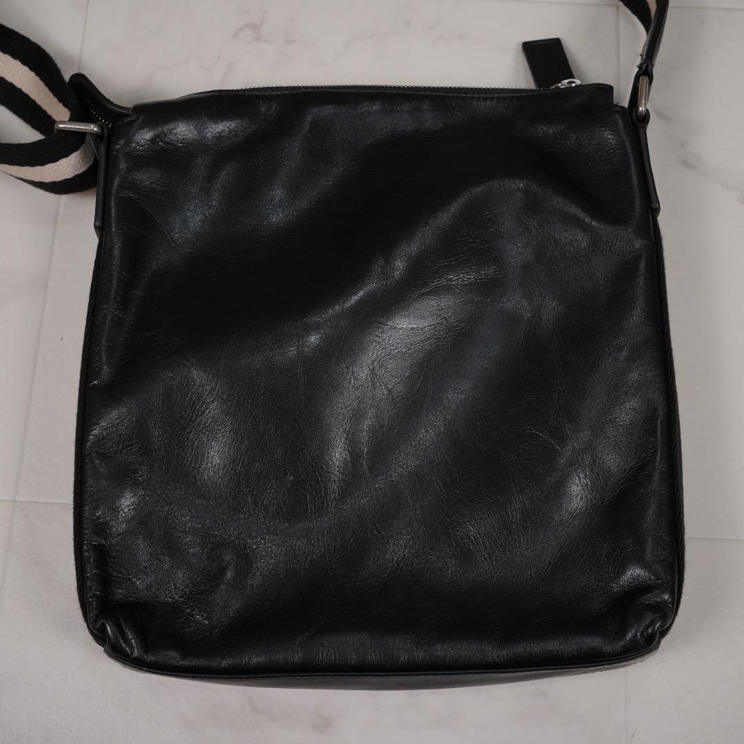 BALLY ショルダーバッグ ブラック レザー 袋 GYOL