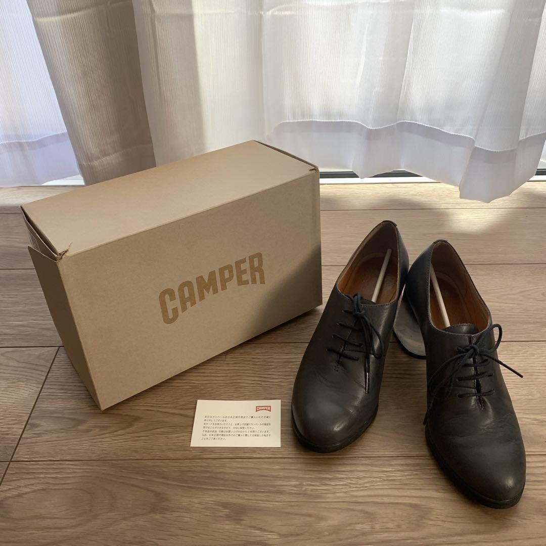 カンペール☆パンプス☆37☆新品 CAMPER カンペール ダークグレーパンプス EU37／23.5cm - メルカリ