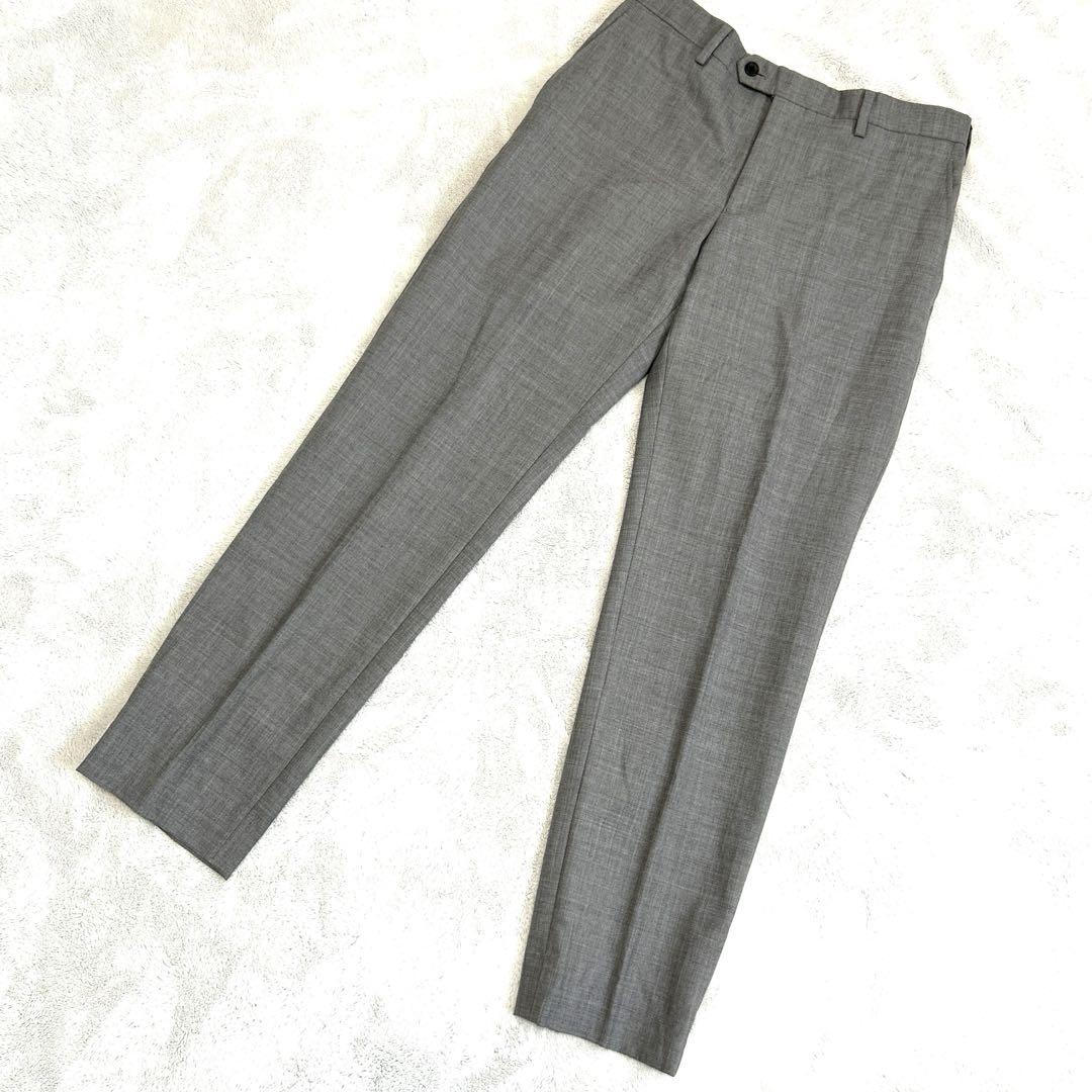美品　COMME CA MEN スーツ セットアップ グレー ストレッチ　無地