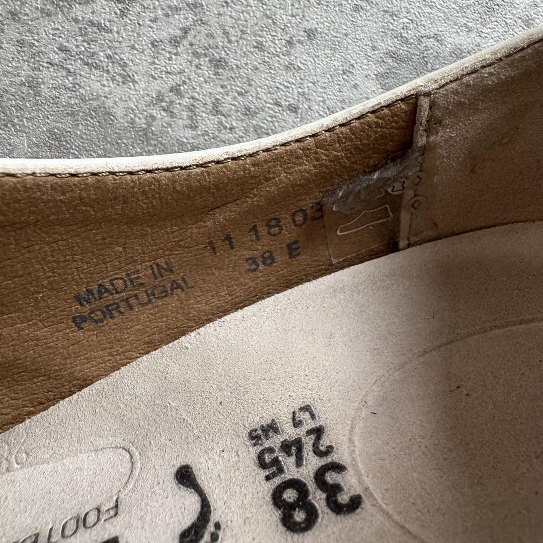 美品　BIRKENSTOCK SAUNDERS ソーンダース ホワイト 24.5