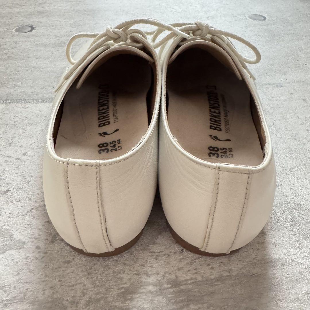 美品　BIRKENSTOCK SAUNDERS ソーンダース ホワイト 24.5
