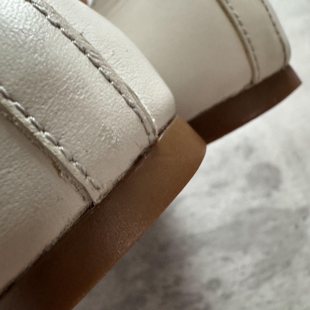 美品　BIRKENSTOCK SAUNDERS ソーンダース ホワイト 24.5