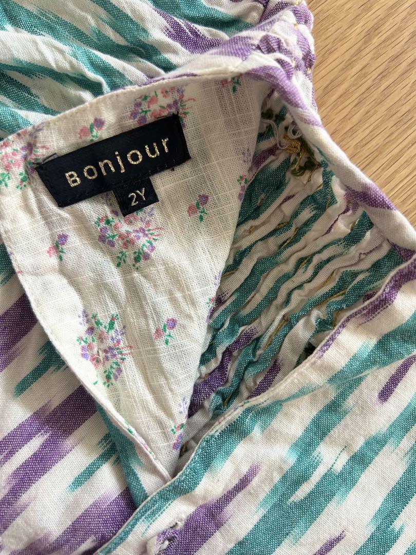 【にこ】　Bonjour diaryのスモッグ（ワンピース）