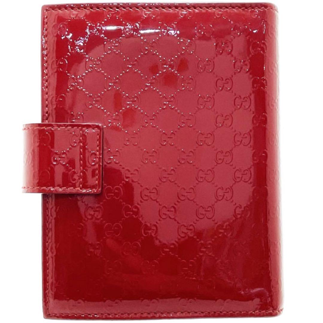 正規品 美品 グッチ 赤字覚悟⇒9,360円 シマ ラブリー 手帳カバー アジェンダ 【NN13749】