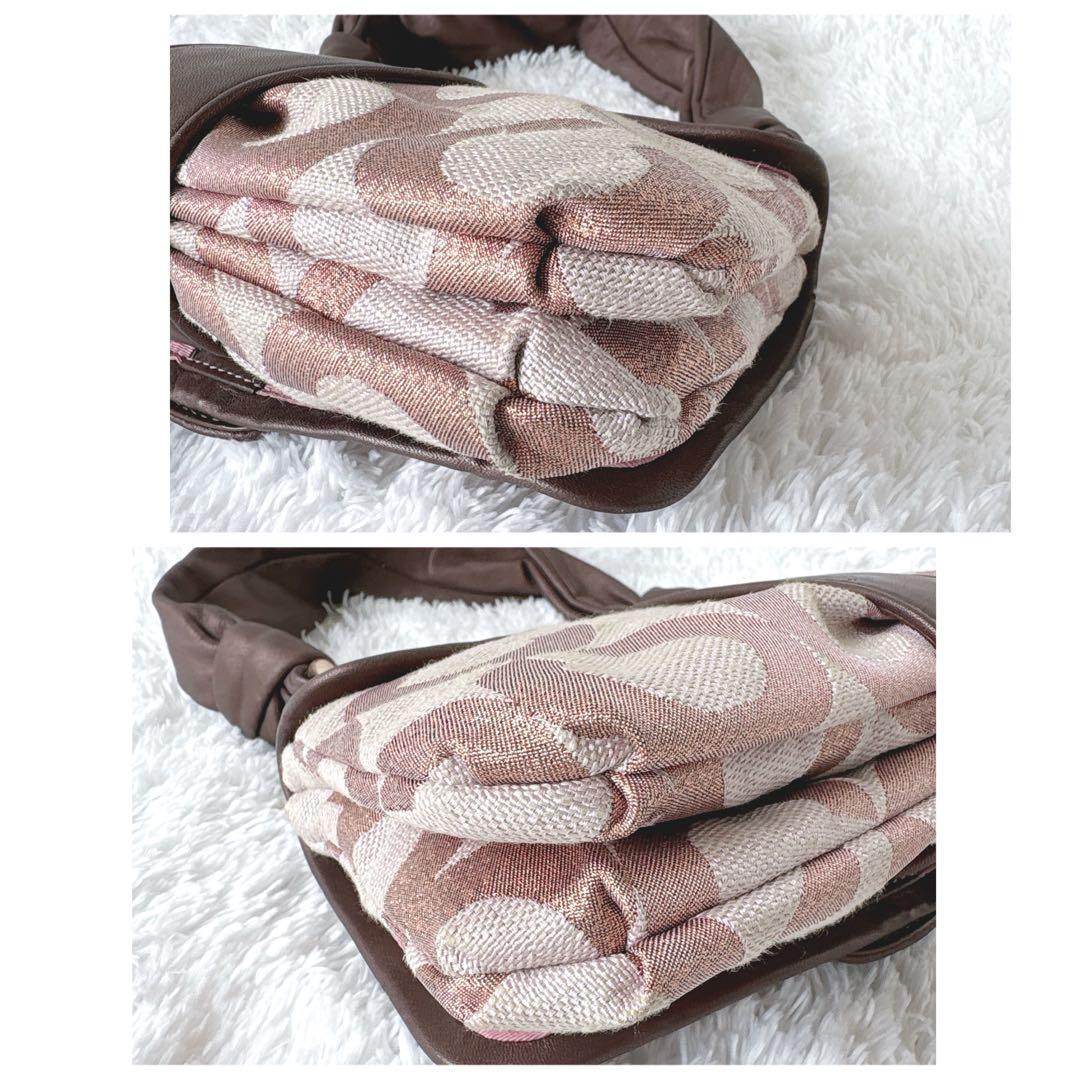 COACH OneShoulderbag Op Art Lame Ribbon COACH OneShoulderbag Op Art Lame Ribbon