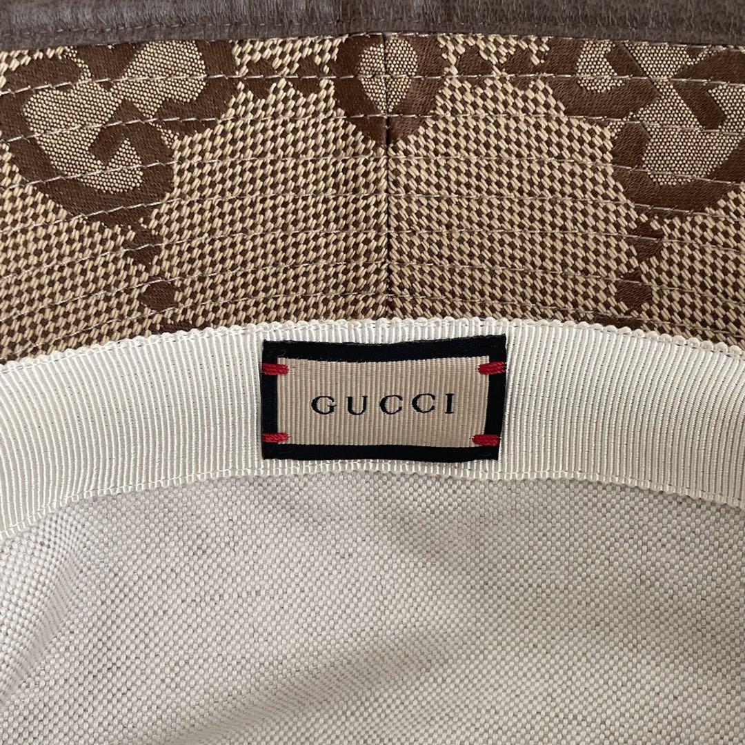新品同様 極美品 GUCCI グッチ GGスプリーム チューリップハット