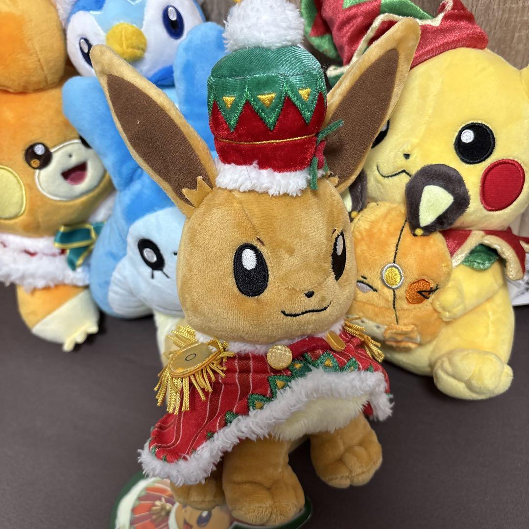 ポケモン クリスマスぬいぐるみ 4体セット