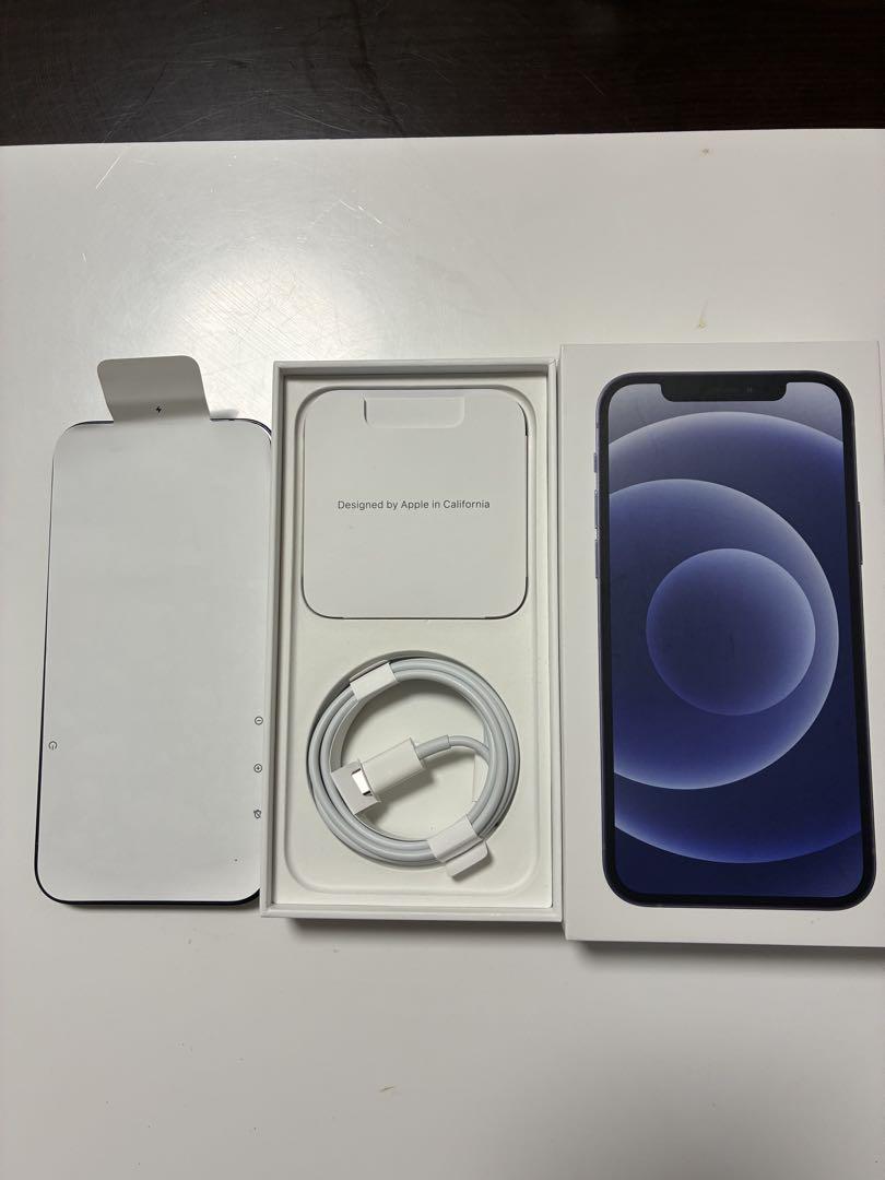 極上美品　iPhone12 64G SIMフリー　ブラック付属品あり