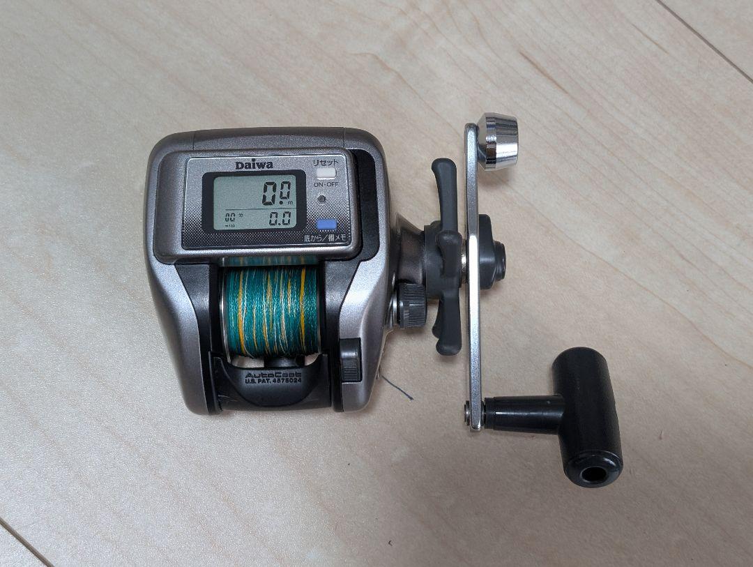 Daiwa 250DX 両軸リール デジタル表示