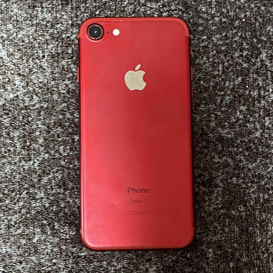 iPhone7 RED 128GB ジャンク品
