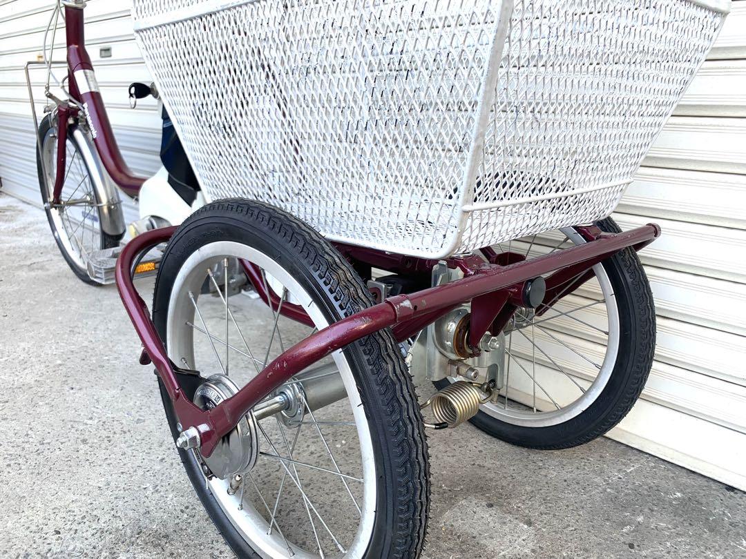 送料無料 Panasonic電動アシスト三輪自転車SHIMANO内3速動作確認済