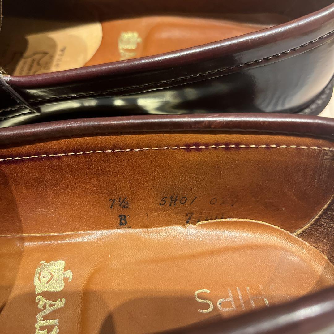 Alden ローファー 7 1/2 D シップス別注　コードバン #8