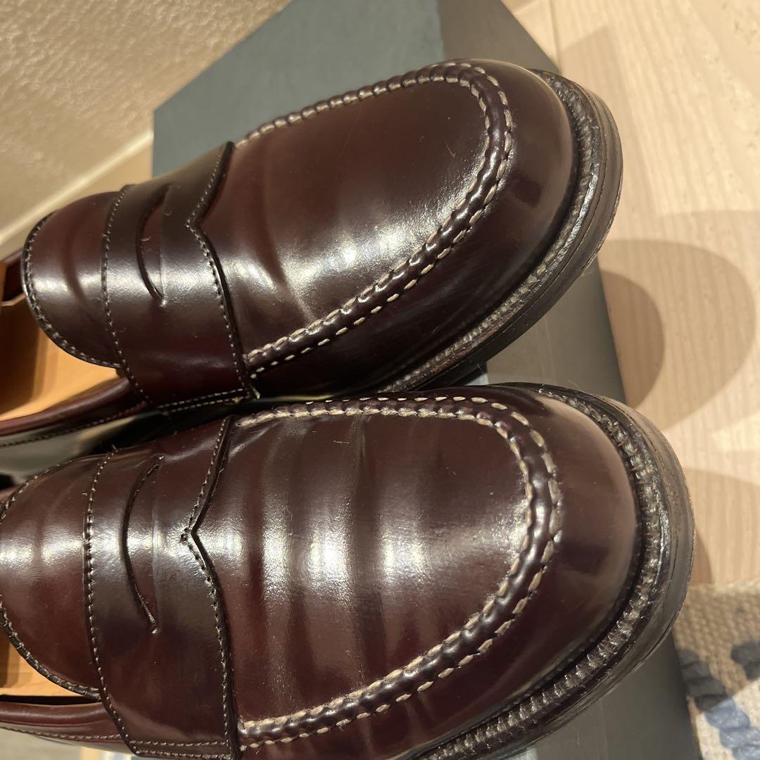 Alden ローファー 7 1/2 D シップス別注　コードバン #8