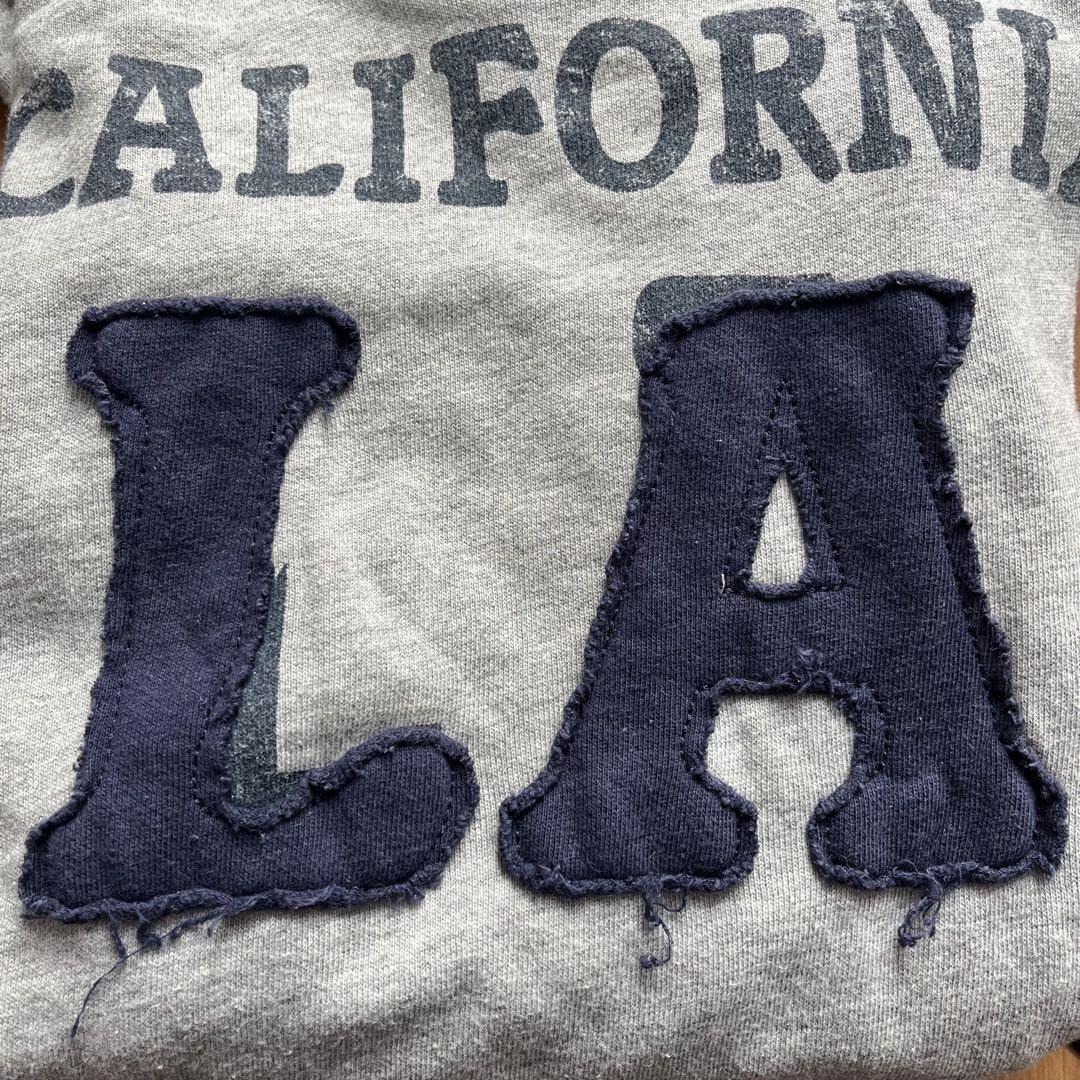 d.i.a.トレーナーカリフォルニア LA プリント グレー GAL ギャル平成
