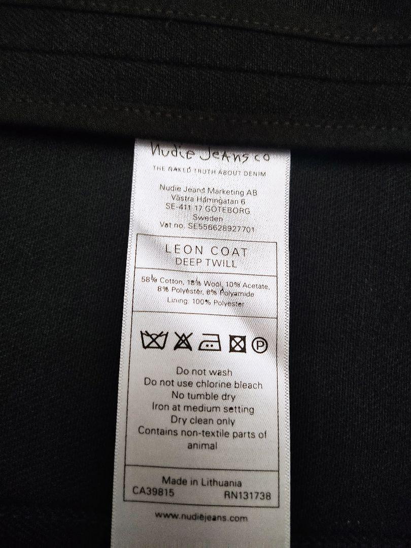 Nudie Jeans　ヌーディージーンズ　チェスターコート　新品未使用