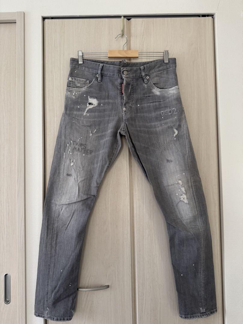 【新品】DSQUARED2⭐︎Sexy Twist Jean ライトグレー 48