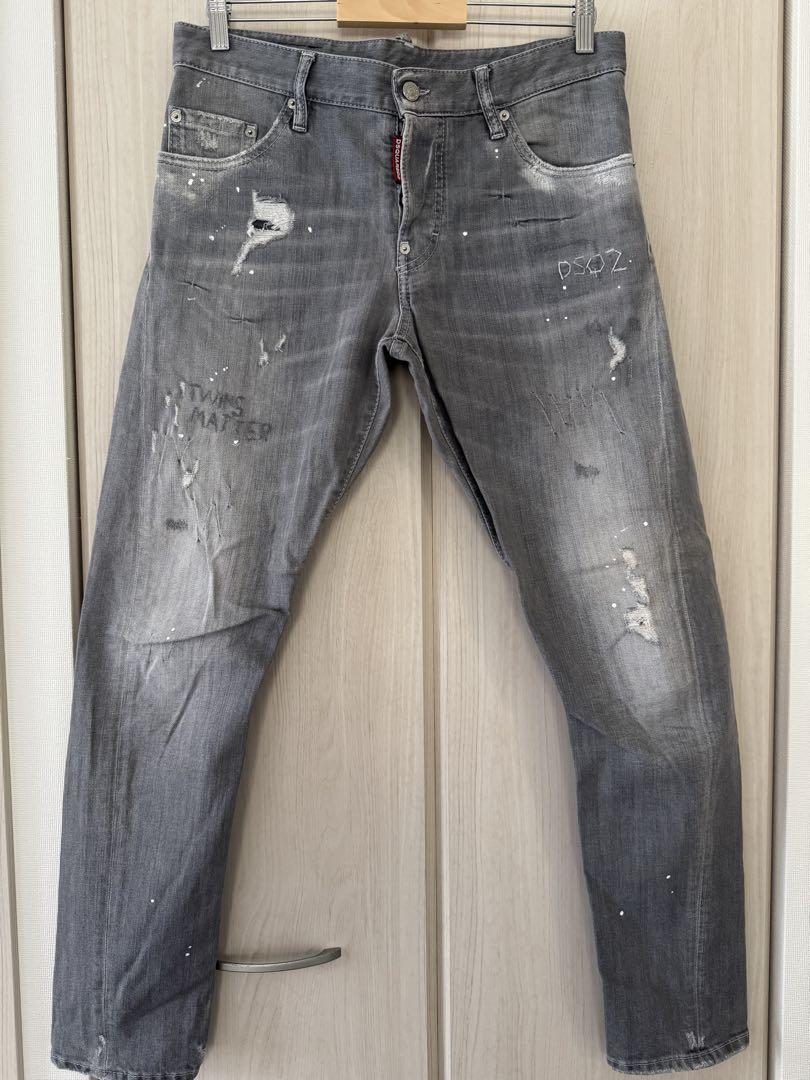 【新品】DSQUARED2⭐︎Sexy Twist Jean ライトグレー 48