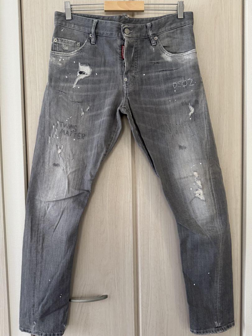 【新品】DSQUARED2⭐︎Sexy Twist Jean ライトグレー 48