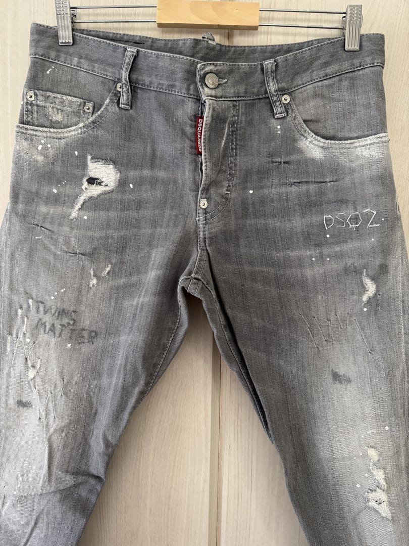 【新品】DSQUARED2⭐︎Sexy Twist Jean ライトグレー 48