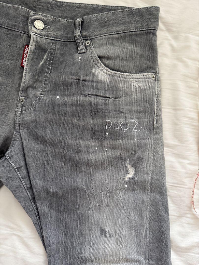 【新品】DSQUARED2⭐︎Sexy Twist Jean ライトグレー 48