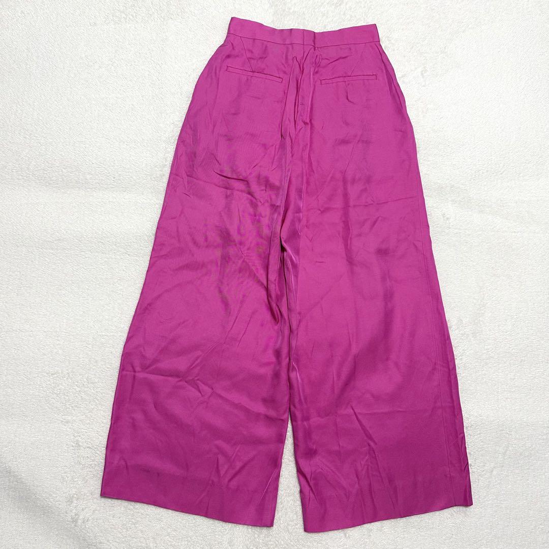 ✨未使用✨ Drawer 定価8.5万 タック ワイドパンツ ピンク 34