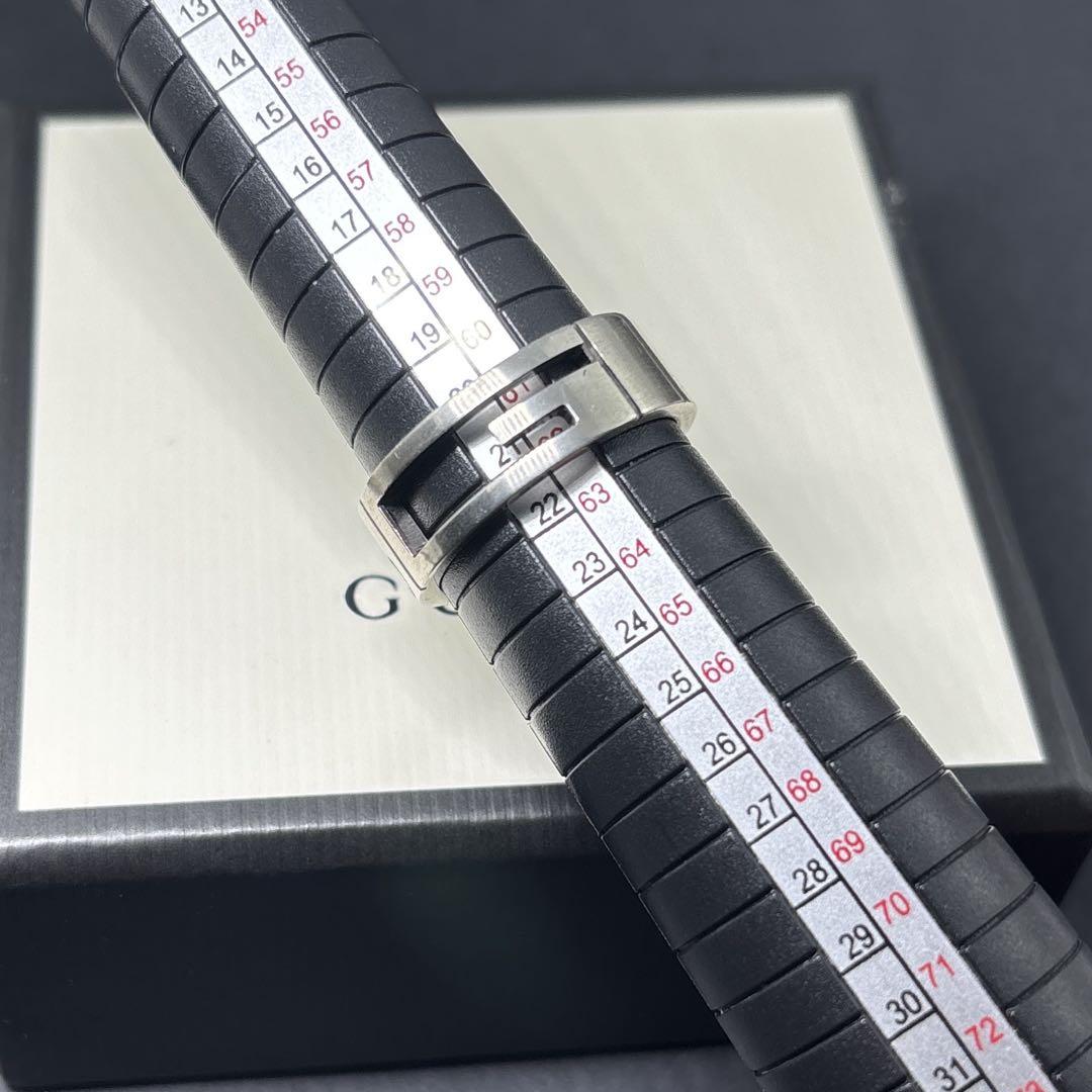 ✨GUCCI グッチ　21号　リング　ブランデッド　G 大きい　ビッグ