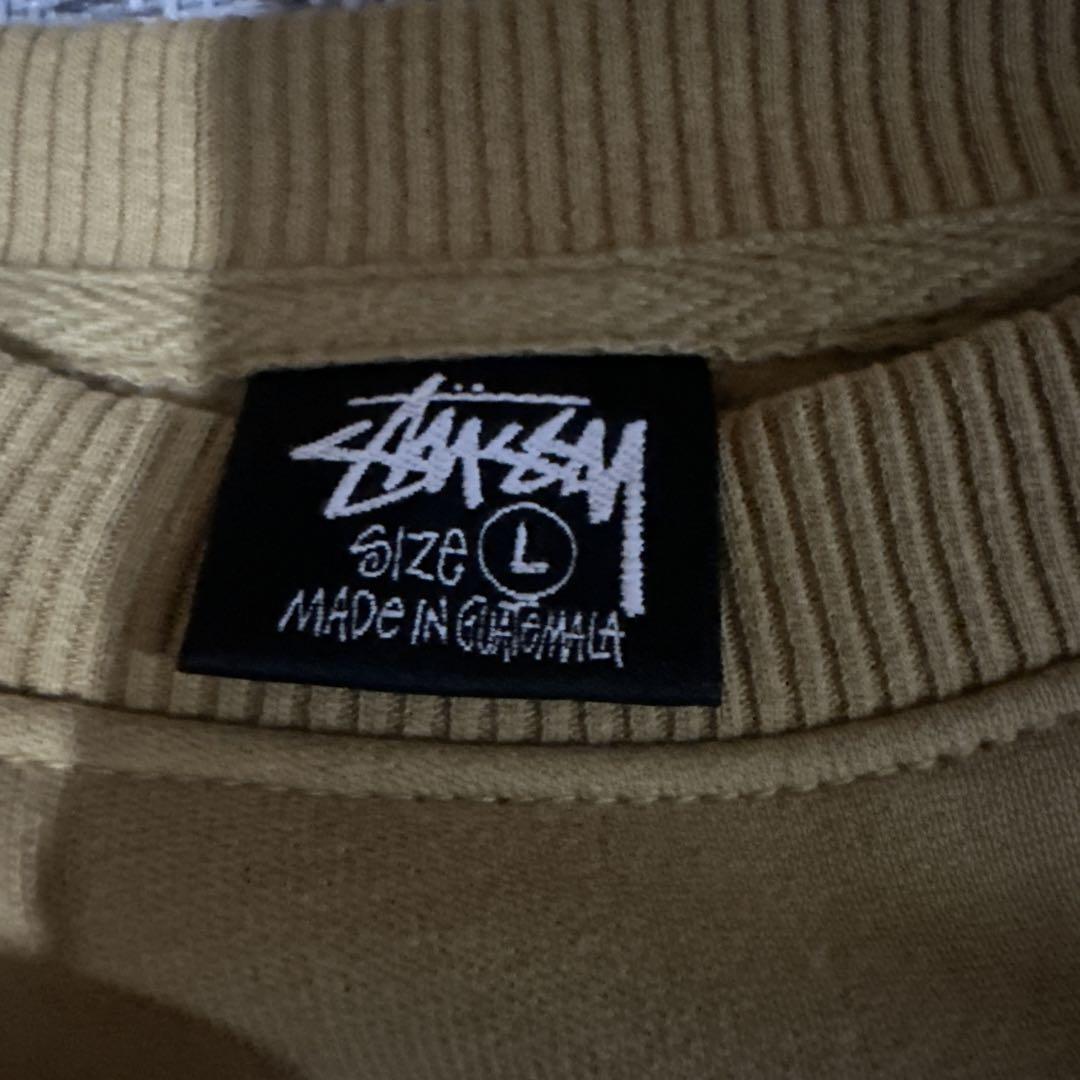 Stussy ベージュ トレーナー Medium ベージュ系 STUSSY(ステューシー) スウェット・トレーナー