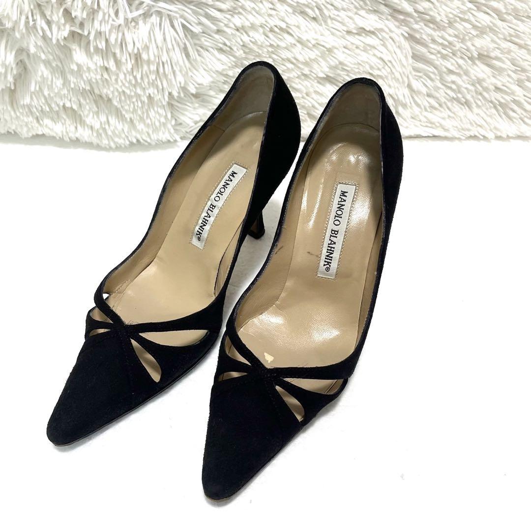 MANOLO BLAHNIK マノロブラニク パンプス 34 1/2 箱付き - メルカリ