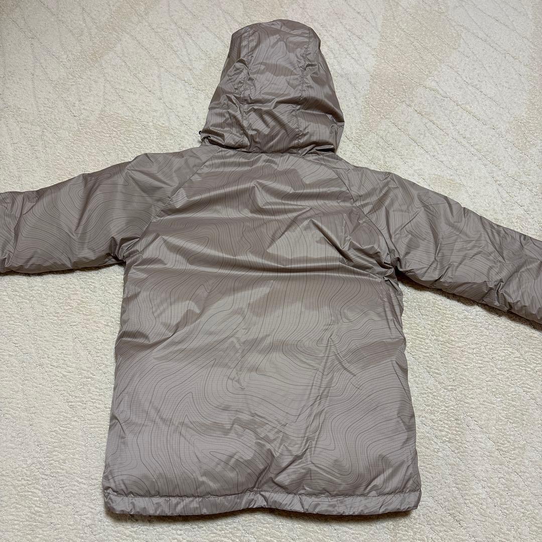NANGA ダウンジャケット Sベージュ 波模様 NANGA ダウンジャケット Sベージュ 波模様