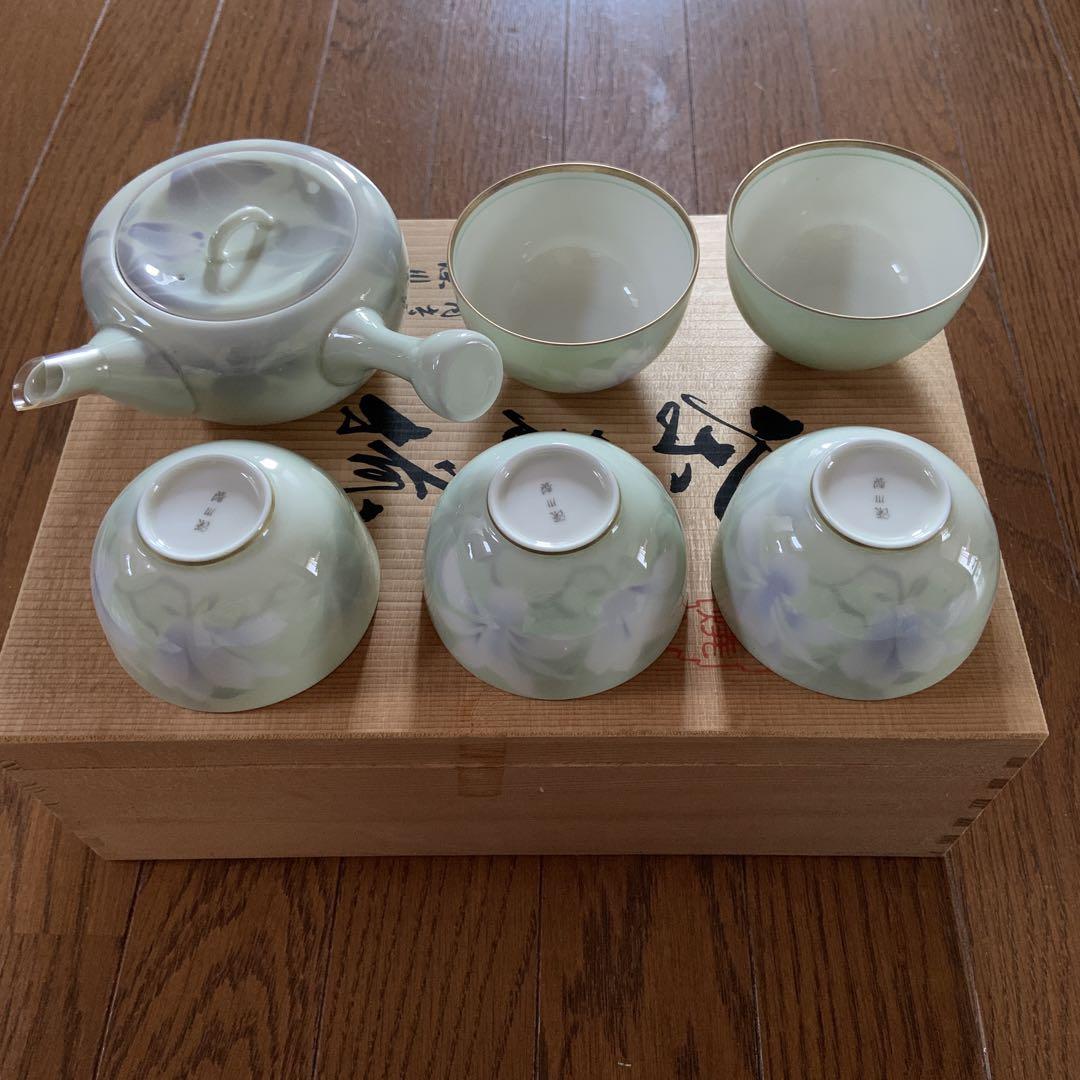 新品未使用深川製磁急須湯呑茶碗￼ 茶器セット￼
