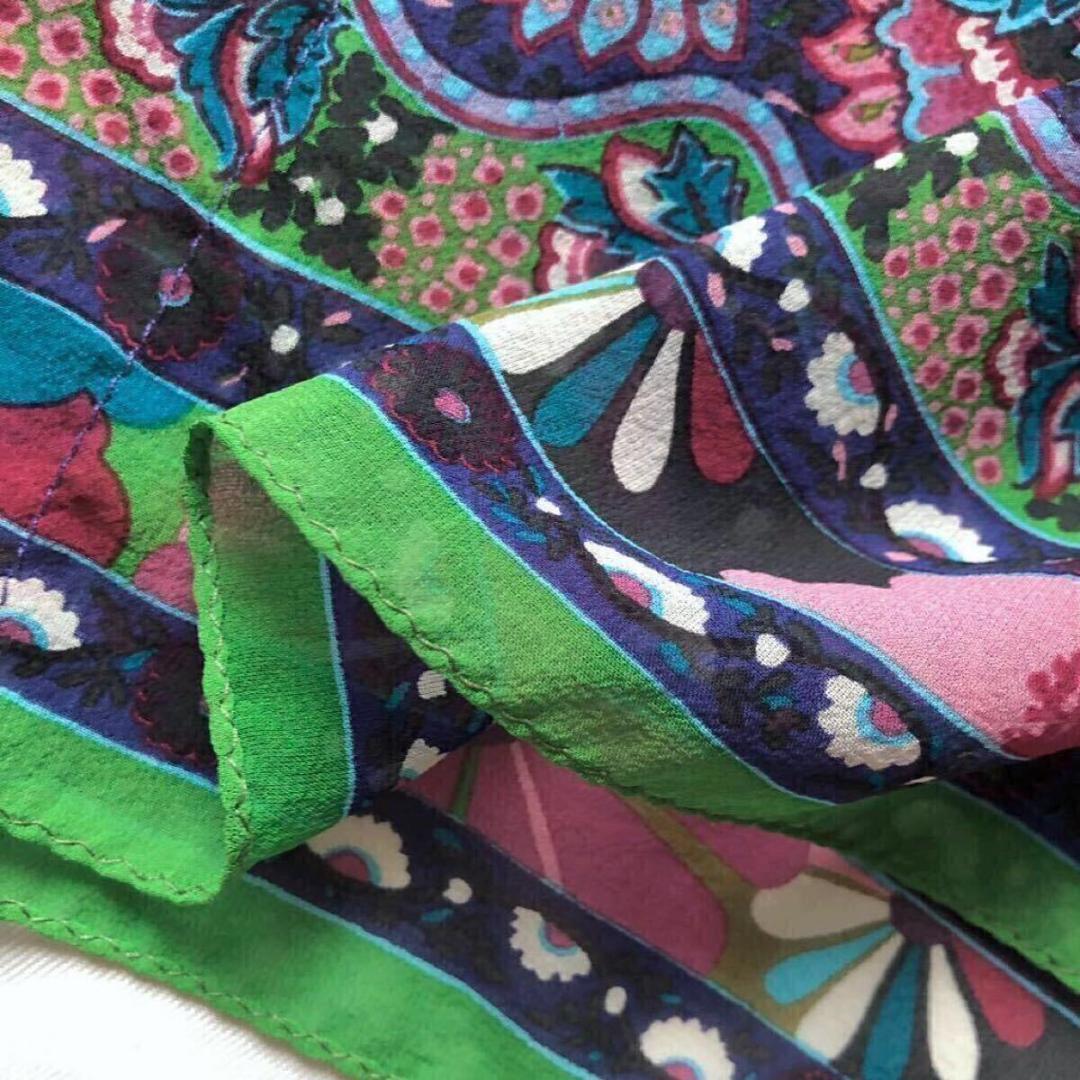美品⭐️ETRO エトロ シルクペイズリー柄 ポンチョ ブラウス トップス