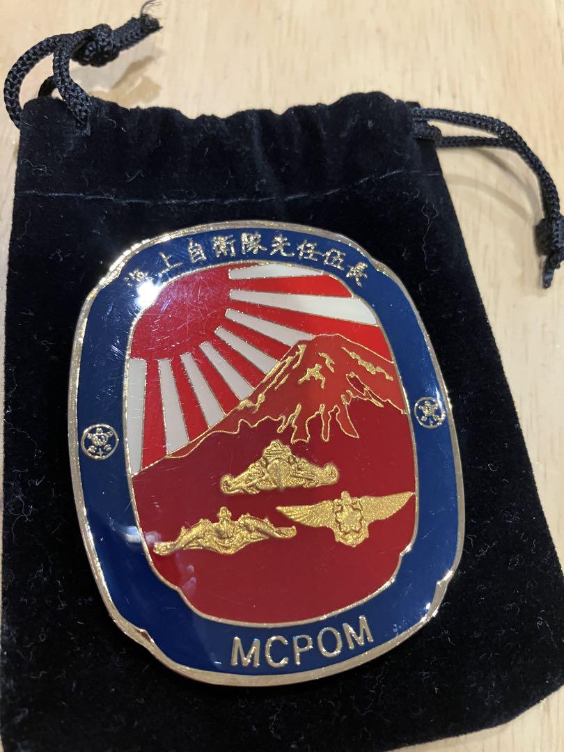海上自衛隊 MCPOM チャレンジコイン　袋付き