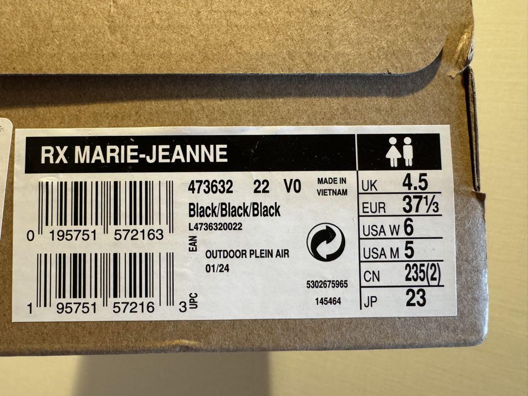 未使用 SALOMON RX MARIE-JEANNE 23cm ブラック
