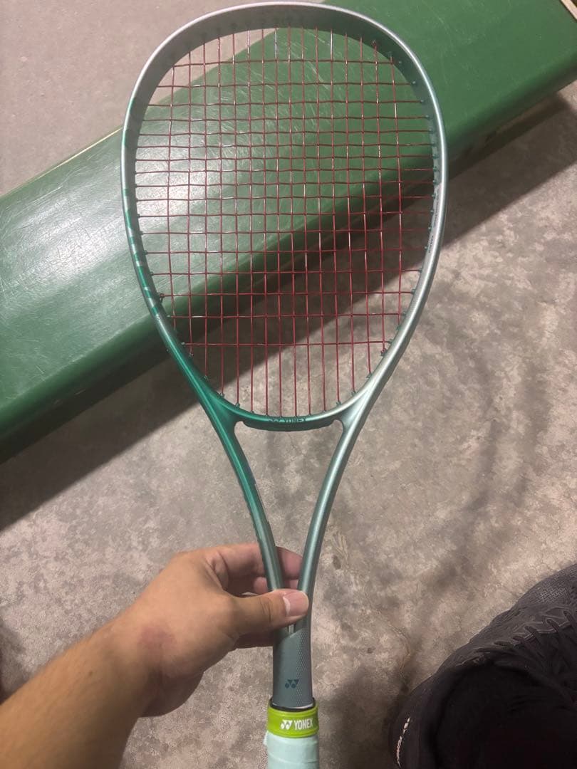 テニスラケット(軟式用) 緑色 エアロダイナミック テニスラケット(軟式用) 緑色 エアロダイナミック