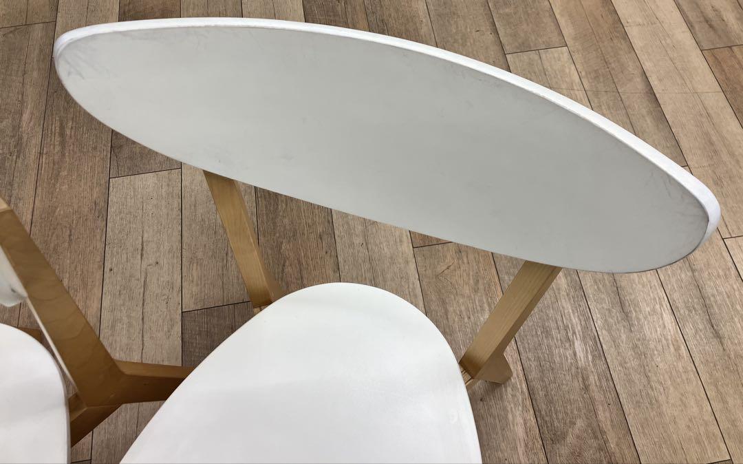 良品　IKEA NORDMYRA ダイニングチェア ホワイト　2脚