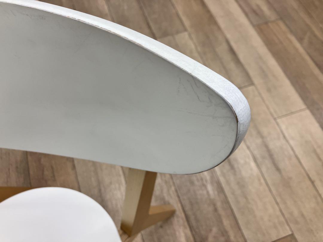良品　IKEA NORDMYRA ダイニングチェア ホワイト　2脚