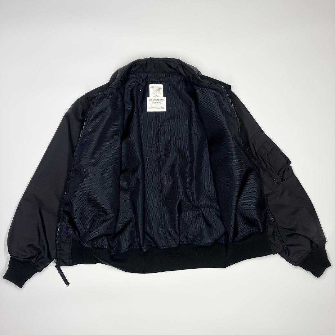 【極美品】ヒューストン CWU-36P フライトジャケット S ブラック 短丈