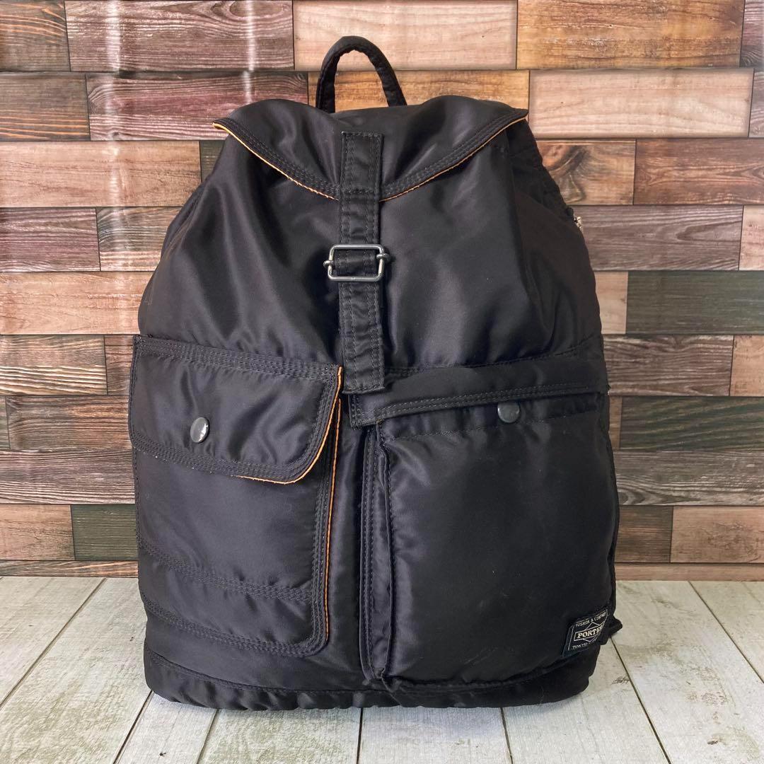✨美品✨ ポーター PORTER タンカー リュック　ブラック 黒　吉田カバン