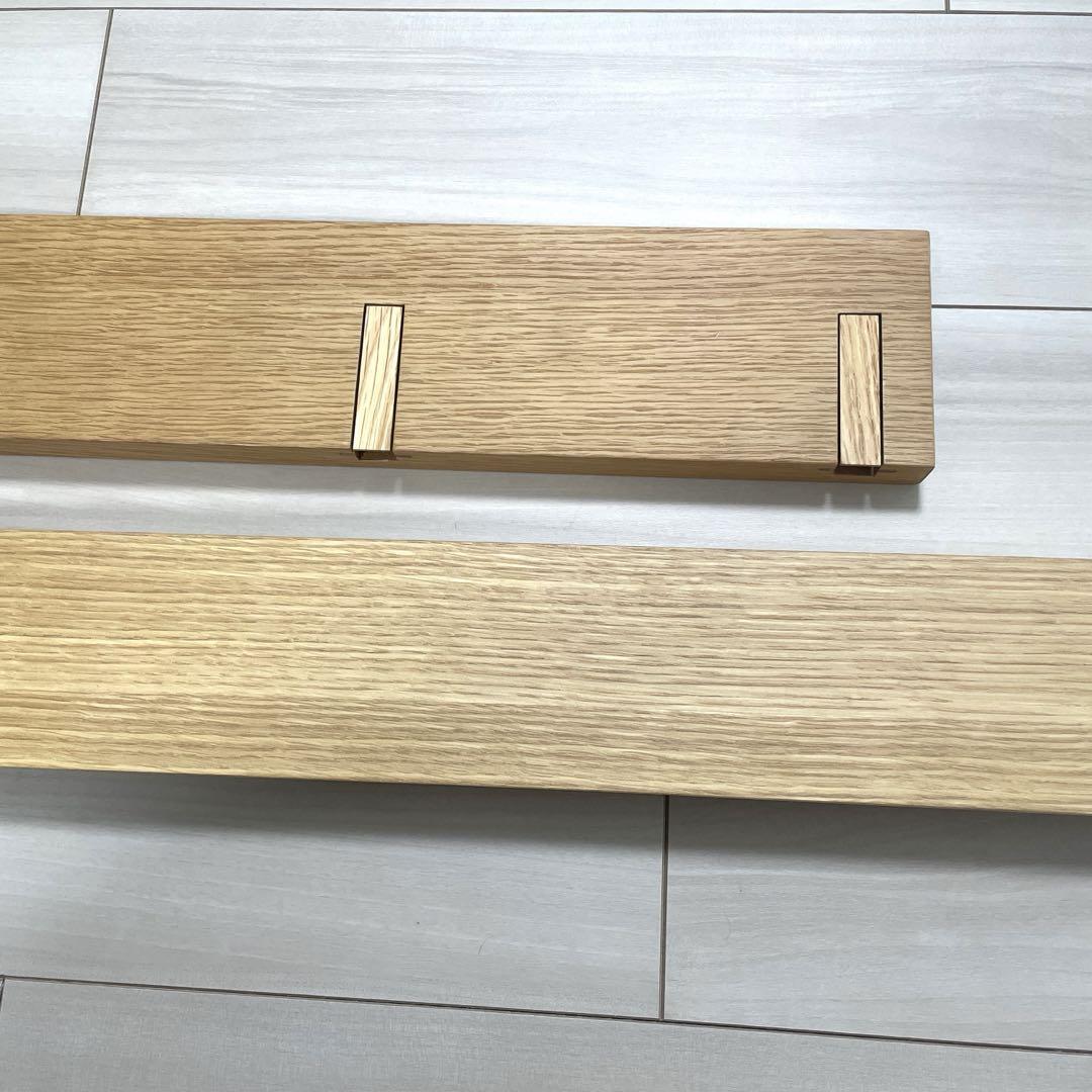 無印良品　壁に付けられる家具　壁につけられる家具　棚　3連ハンガー　長押